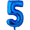 Цифры и числа Шар цифра "5", 66см Blue 1207-3682