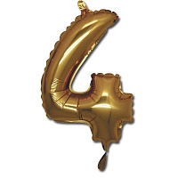 Цифры и числа Шар цифра 4 под воздух, Грабо 1206-0633