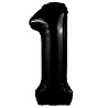 Цифры и числа Шар цифра "1", 101см Пастель Black 1207-5190