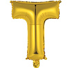 Буквы Шар Мини буква "Т", 36см Gold 1206-0821
