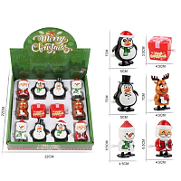 Новый год Игрушка заводная Новогодняя ассорти 2008-7080