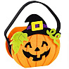 Вечеринка Хэллоуин Конфетница Тыква в шляпе фетр/G 1501-6301