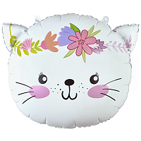 Котики Шар фигура Кошечка голова 1207-5052