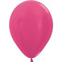 Розовая Шарик 25см цвет 64 Металлик Fuchsia 1102-0810
