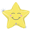 Детские Грёзы Шар фигура Звезда счастливая блеск 1207-4342