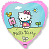  Шар 18" Hello Kitty в саду 1202-2037