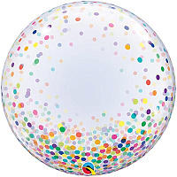 Многоцветное Ассорти Шар BUBBLE DECO 61см Конфетти разноцветн 1202-2752