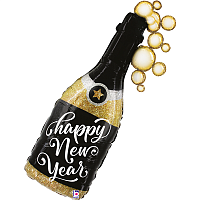 Новый год Шар фигура HNY Бутылка шампанского 1207-5437