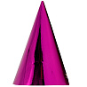 Розовая Колпаки блестящие ярко-розовые, 6 штук 1501-5130