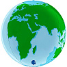 1 Сентября - День Знаний Шар 3D Сфера 38 см Планета Земля 1209-0385