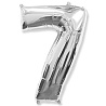 Цифры и числа Ф ЦИФРА 7  40" Silver  без УП 1207-4827