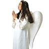  Крылья ангела пластик белые 2001-5429