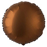 Шоколад Шар 45см Круг Шоколад Сатин 1204-1217