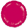 Красная Шарик 45см круг металлик Burgundy 1204-0220