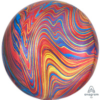Мрамор Шар 3D СФЕРА 40см Мрамор Colorful 1209-0329