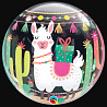 Шар BUBBLE 22" HB Лама, 56см