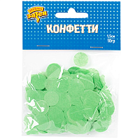 Зеленая Конфетти Круги тишью Зелёные 10 гр 1501-5422