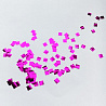 Розовая Конфетти Розовое Фуксия фол 6х6мм 100гр 2001-7451