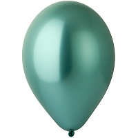 Зеленая Шарик 5", 13см, цвет 93 Хром Shiny Green 1102-2315