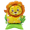 Животные Шар фигура Лев в джунглях, под воздух 1208-0798