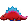 Динозаврики Шар фигура Динозавр Стегозавр красный 1207-5238