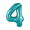 Цифры и числа Шар цифра "4", 101см Металлик Ocean 1207-5035