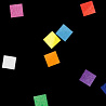 Многоцветное Ассорти Конфетти Мульти бумажное 6х6мм 100гр 2001-7026