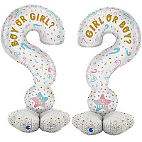 Я родился Шар напольный GIRL OR BOY Вопрос 1207-5439