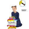 Шар фигура H. Birthday Торт, под воздух