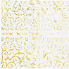 Золотая Салфетки голографические золотые, 6 шт 1502-4086