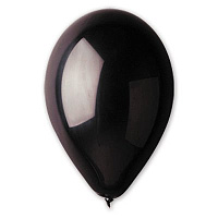 Черная Шарик 30см, цвет 14 Пастель Black 1102-0312