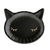 Гламурный Хэллоуин Тарелки Кошка черная 22см, 6 шт 1502-4495