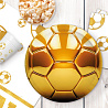Футбол Тарелки большие Футбол золотой, 8 штук 1502-3300
