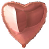 Розовое Золото Шарик Сердце 45см Rose Gold 1204-0760