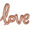 Love Бриллиант Шар фигура LOVE Rose Gold 1207-3313