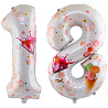 Цифры и числа Цифра "18" 101см Совершеннолетие Macaron 1207-3586