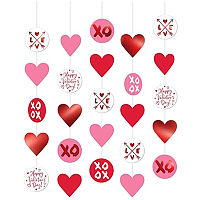 Валентинов День Гирлянда вертикальная Valentine, 150 см 1505-1773