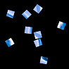Синяя Конфетти Синее фольг 6х6мм 100гр 2001-7449