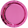 Розовая Тарелки блестящие розовые, 17см 1502-4855