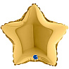 Золотая Г Б/РИС ЗВЕЗДА 9" Металлик Gold 5 1204-1483