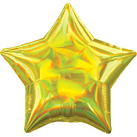 Желтая Шарик ЗВЕЗДА 45см Yellow 1205-0136