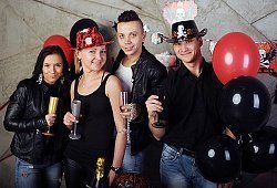 Новый год в стиле Рок для взрослых