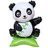 Животные Шар фигура Панда и бамбук, под воздух 1208-0799