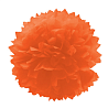 Оранжевая Помпон бумажный оранжевый 40см/G 1412-0073
