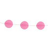 Розовая Гирлянда-шары бумажная розовая, 3 м 1404-0442