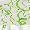 Зеленая Спирали салатовые Kiwi, 55 см, 12 штук 1501-3414