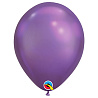 Фиолетовая Шарик Qualatex 7" Хром Purple 1102-1826