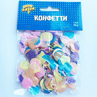 Элегантная Вечеринка Конфетти Круги тишью ассорти Нежное 10гр 1501-4085