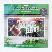 Футбол Баннер "It's Game Time!" пласт 165х85см 1401-0290