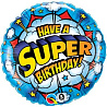  Шарик 45см Happy Birthday Супергерой 1202-2802